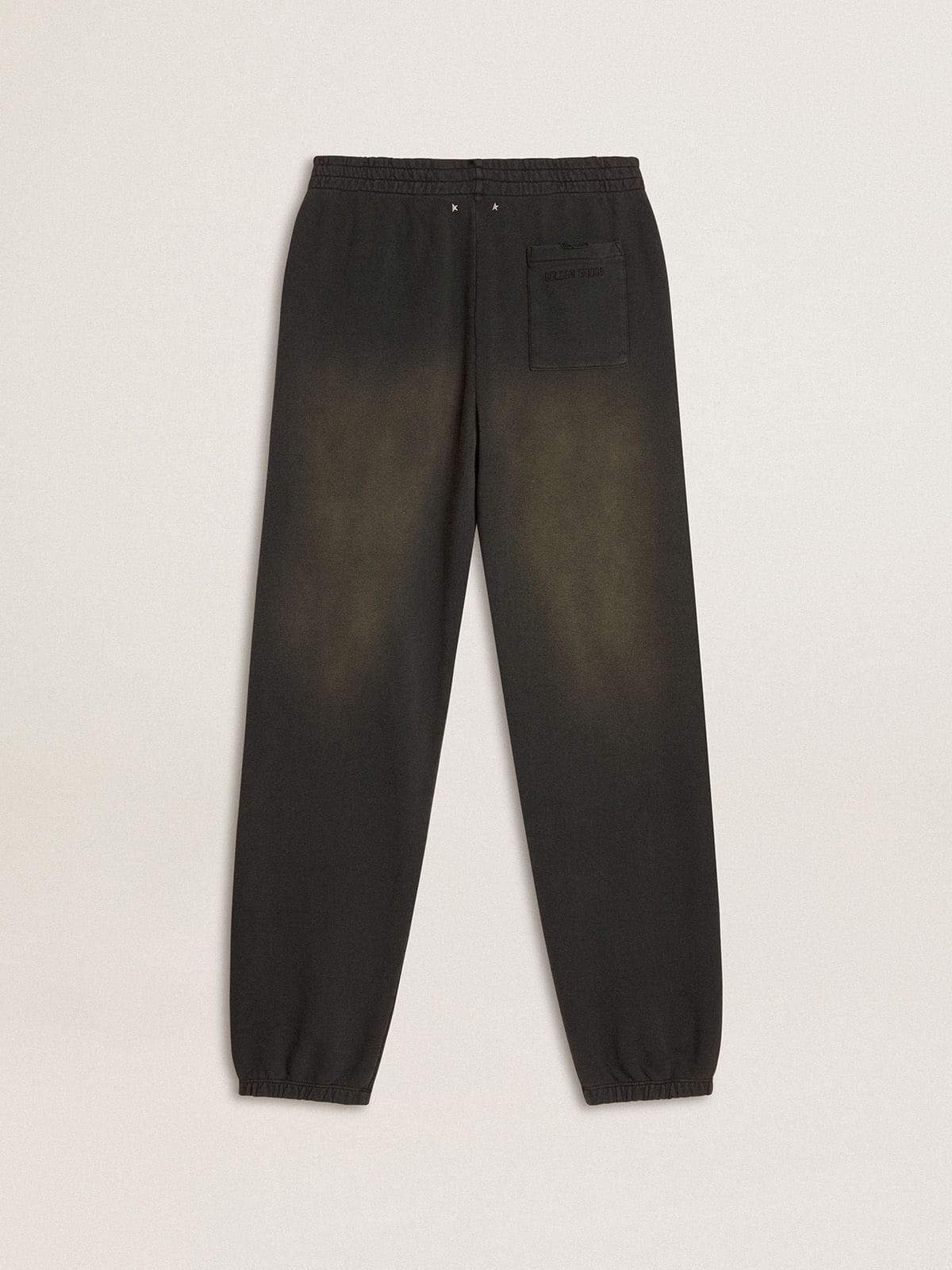 Unisex washed black joggers | Golden Goose