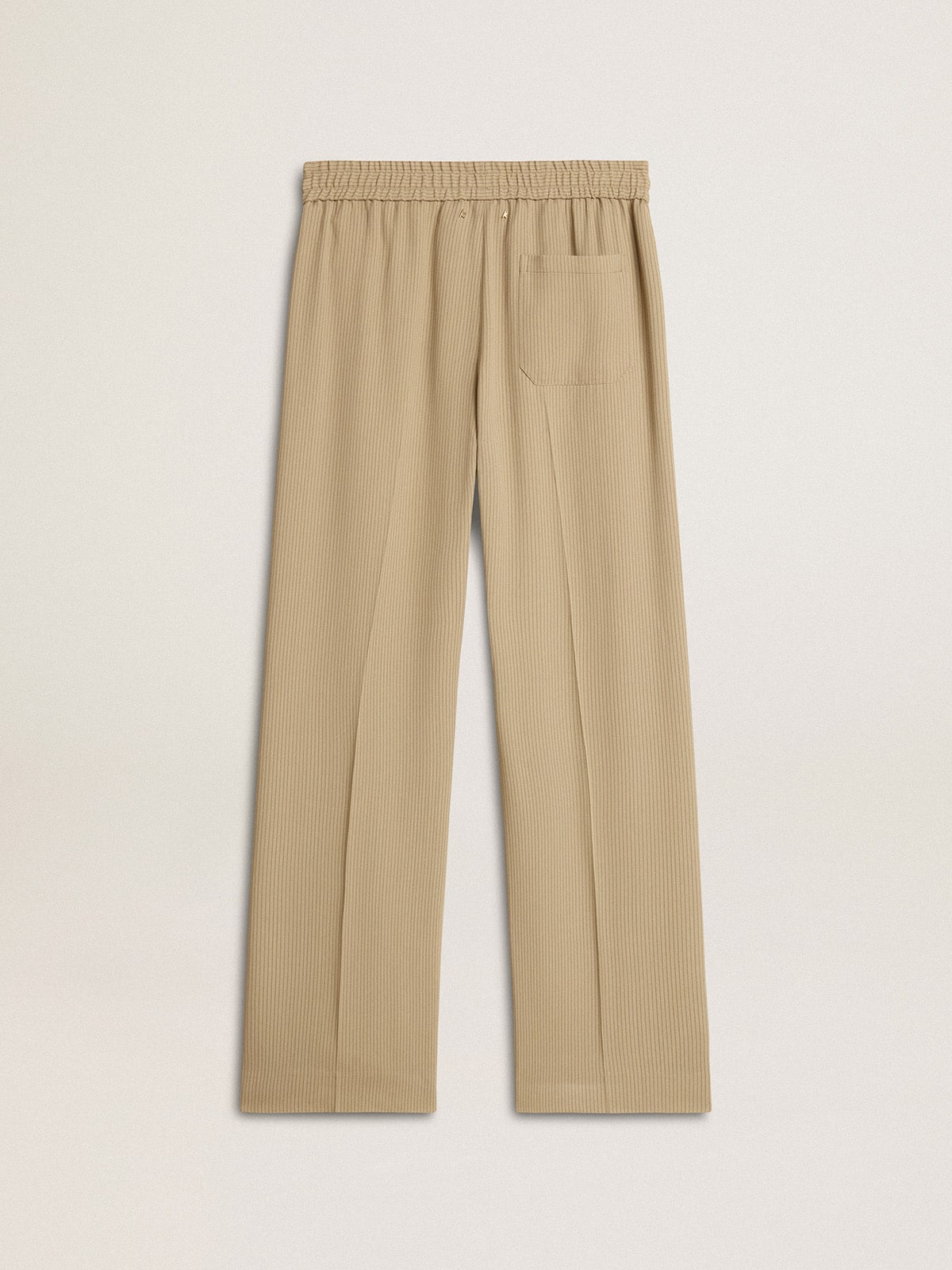 Women's travertine-colored joggers | Golden Goose