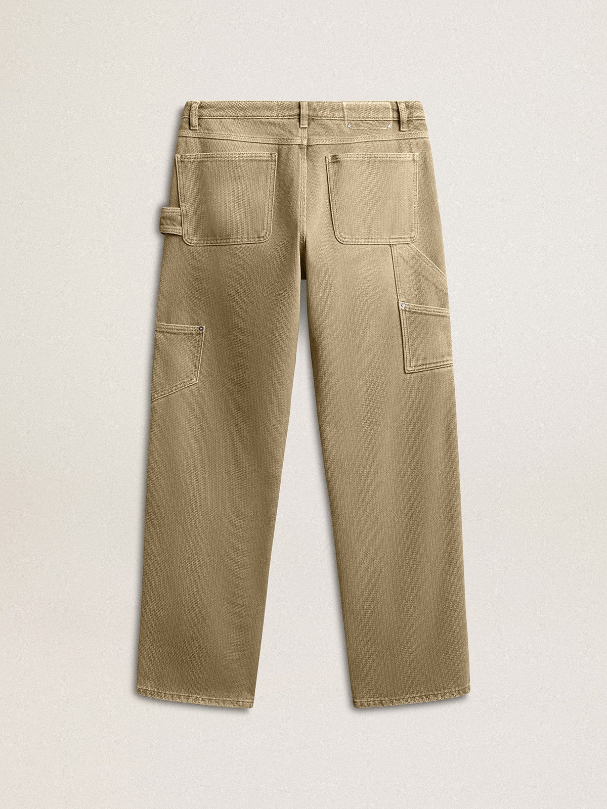 Women's distressed-effect cotton pants | Golden Goose