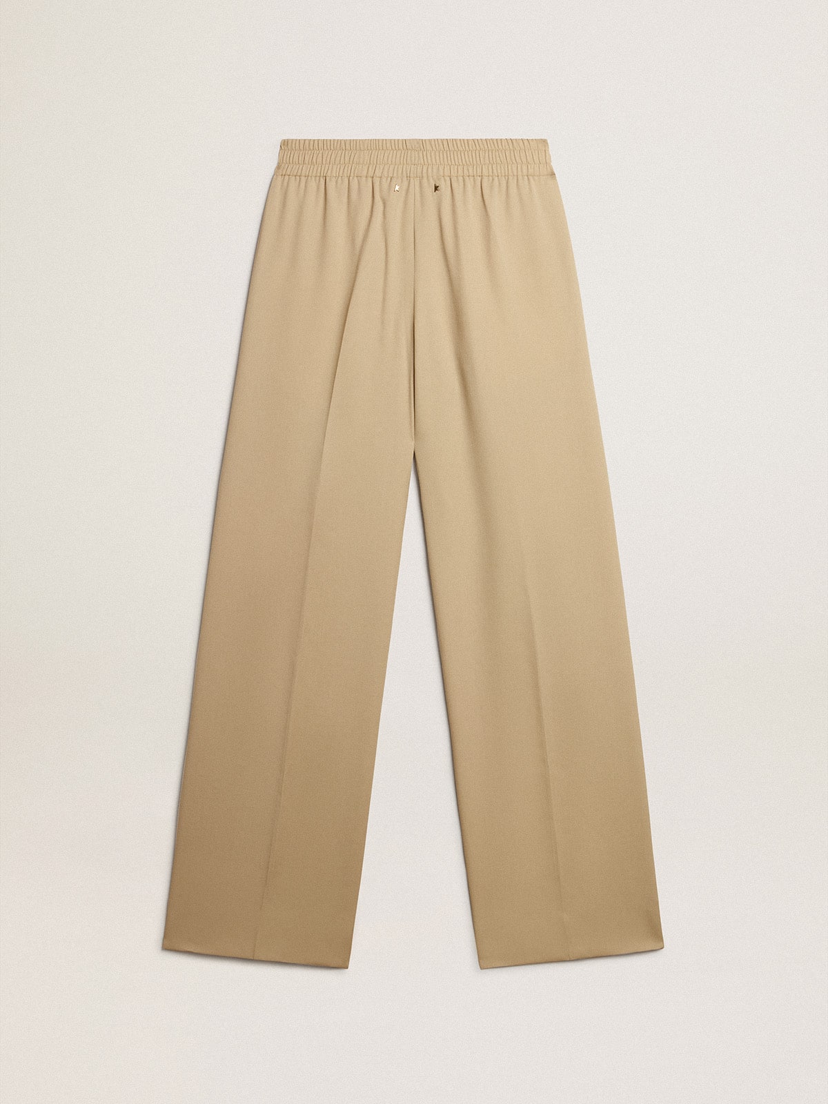 Women’s sand-colored joggers | Golden Goose