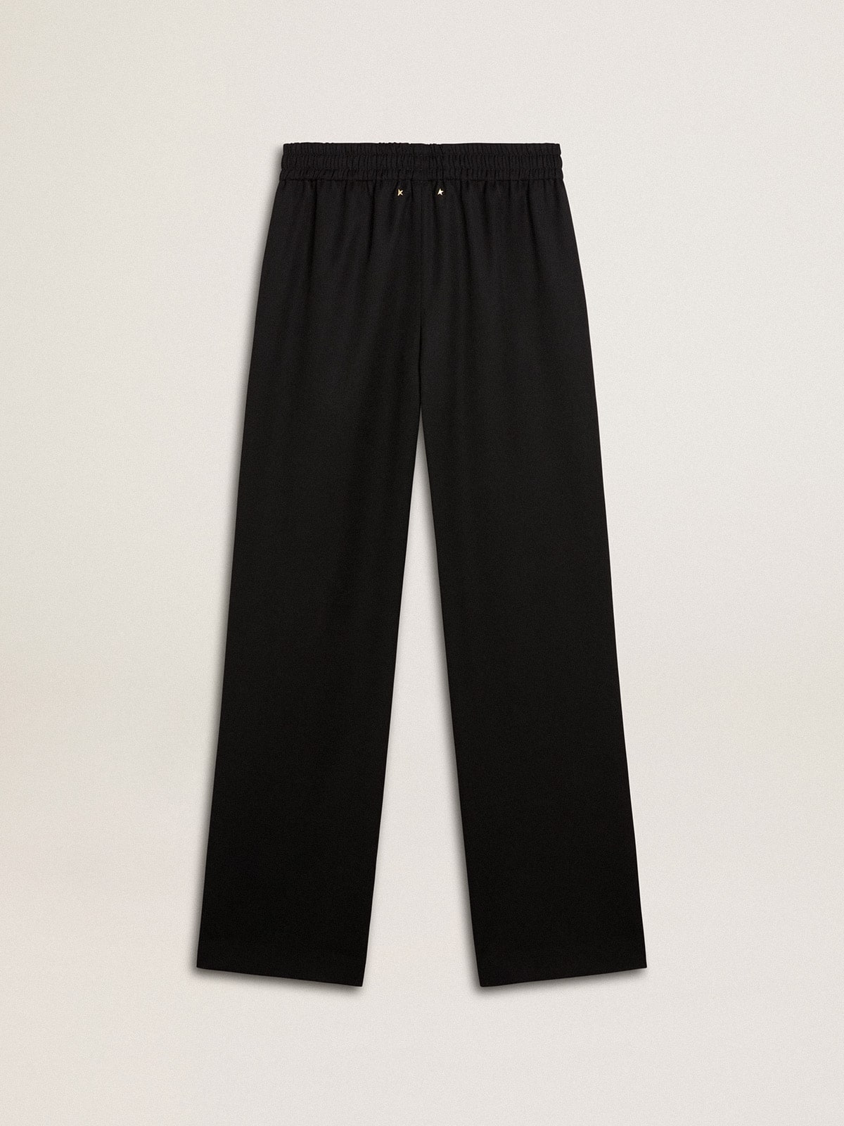 Women’s black lightweight wool joggers | Golden Goose