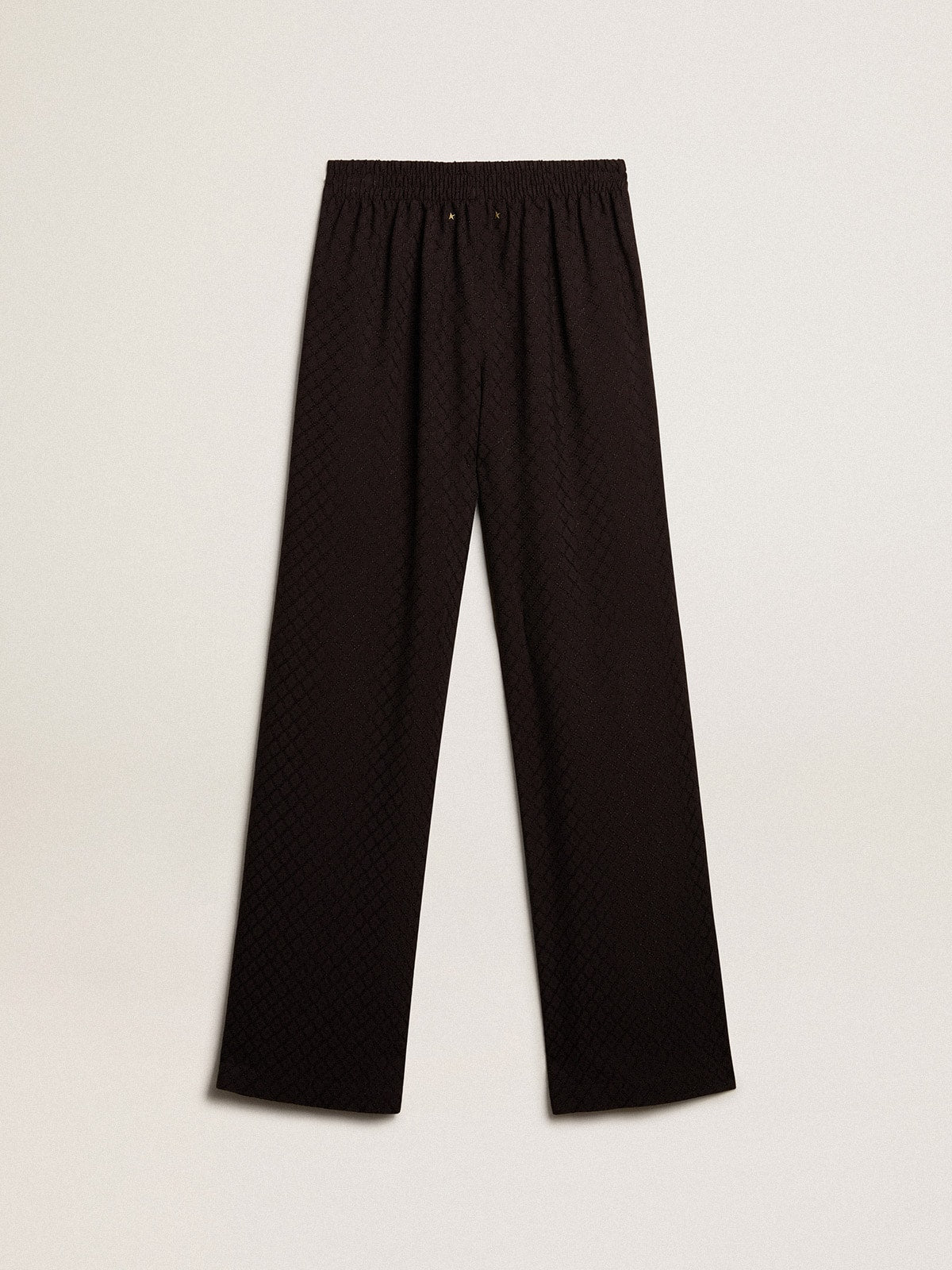 Women’s black viscose joggers | Golden Goose
