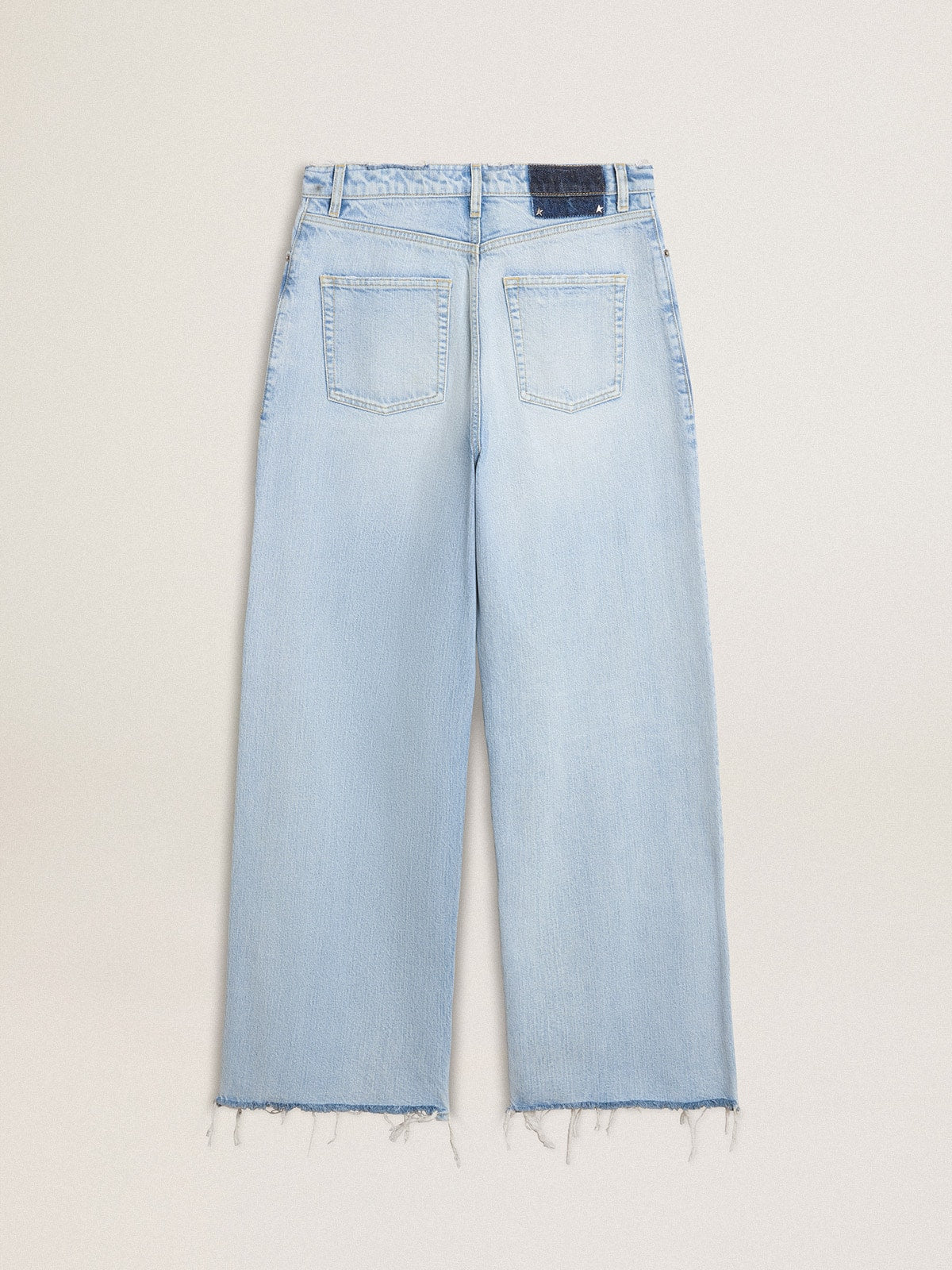 Women’s pants in lived-in effect denim | Golden Goose