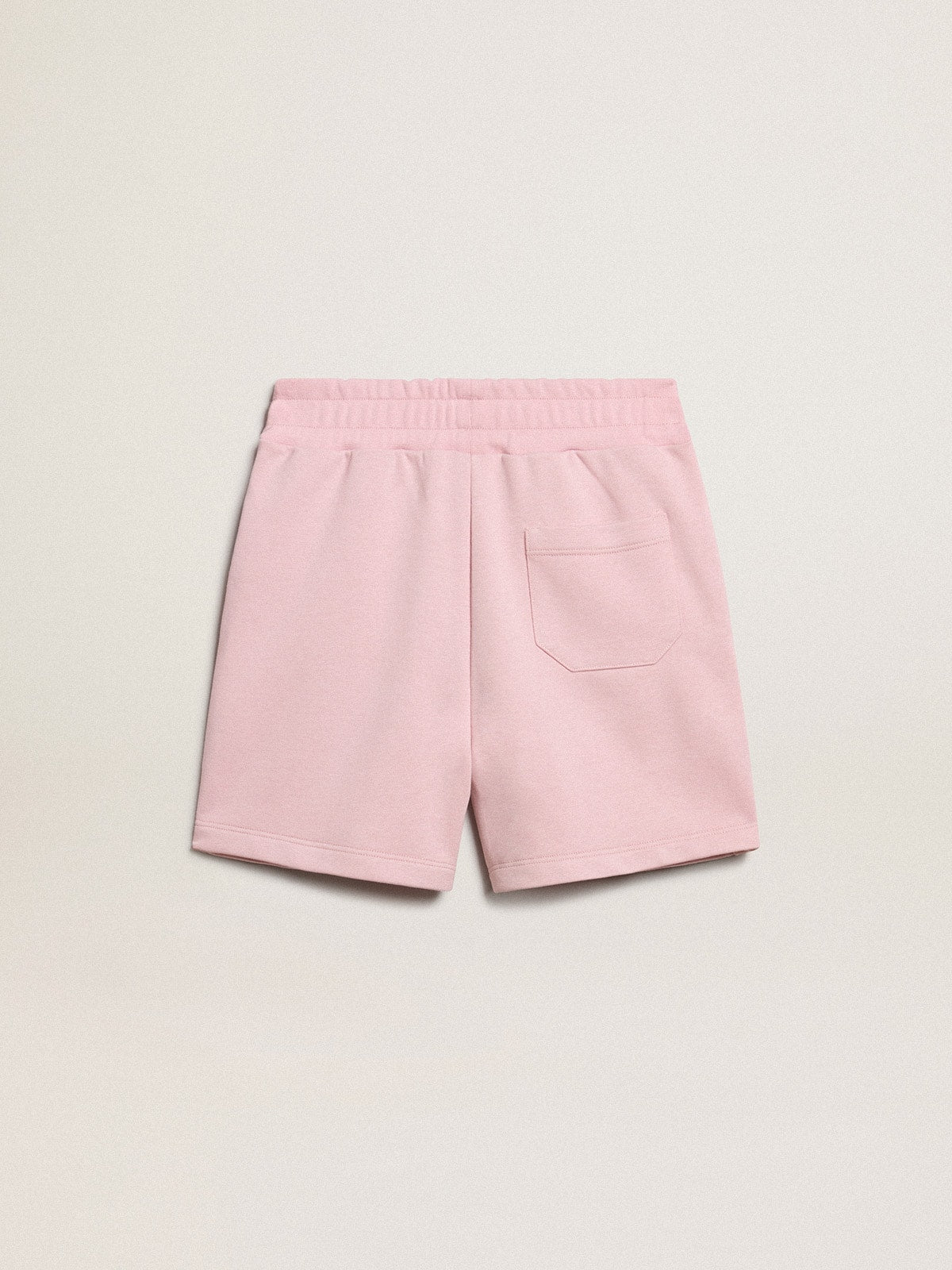 Girls’ shorts in pink with white star | Golden Goose