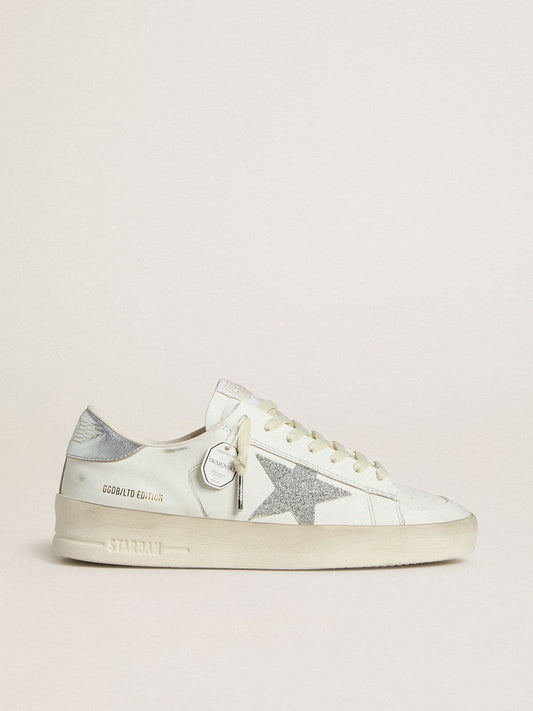Women’s Stardan LTD with Swarovski crystal star and metallic leather heel tab | Golden Goose