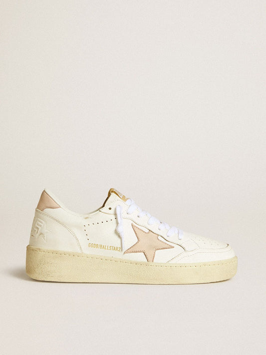 Women's Ball Star with pink nubuck star and heel tab | Golden Goose