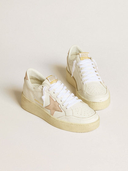Women's Ball Star with pink nubuck star and heel tab | Golden Goose