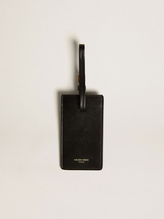 Black luggage tag | Golden Goose