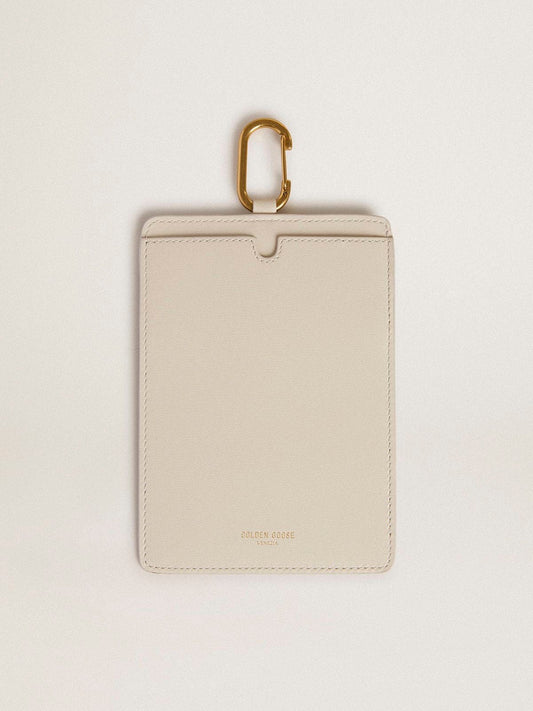 Worn white document holder | Golden Goose