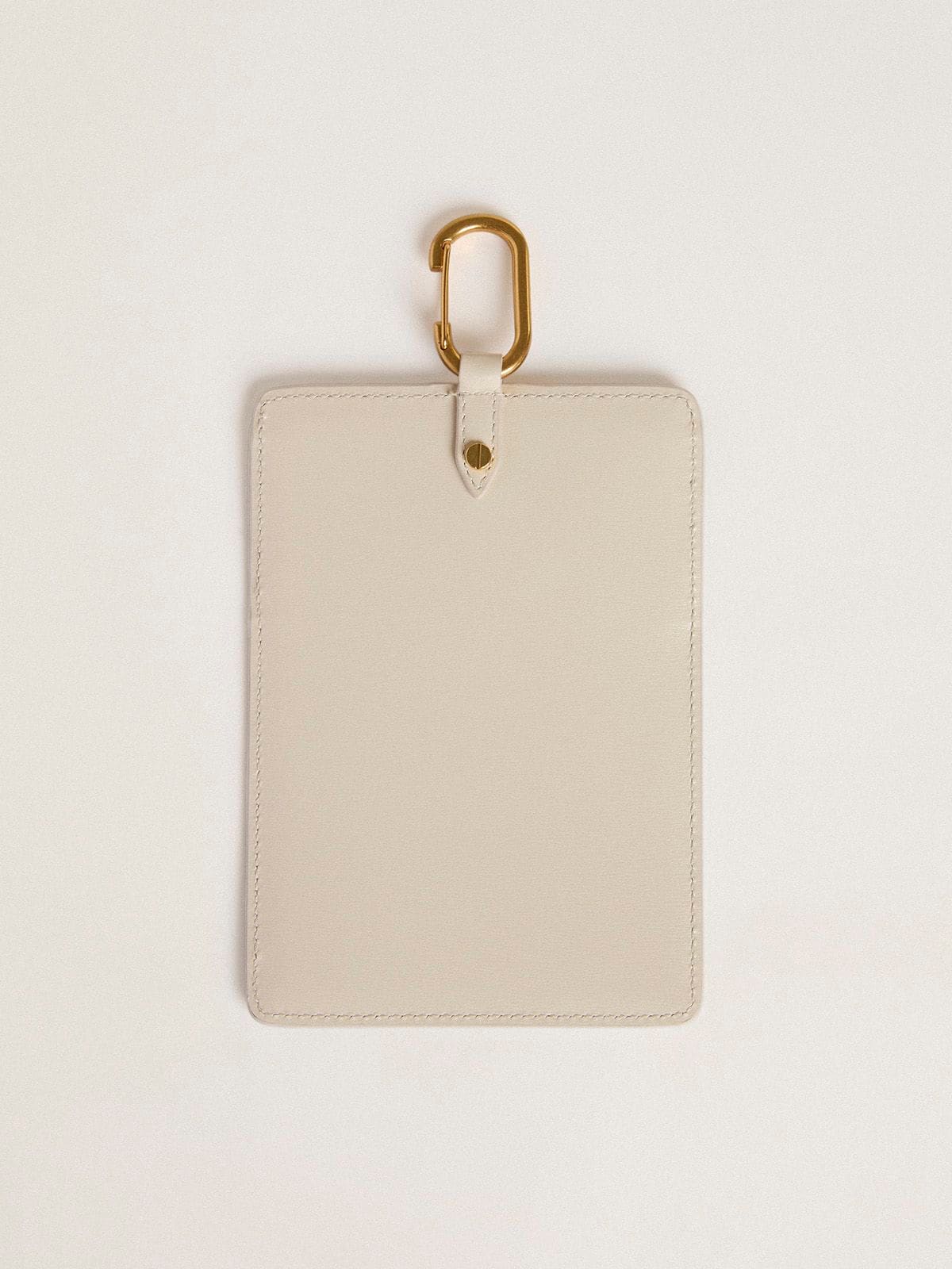 Worn white document holder | Golden Goose