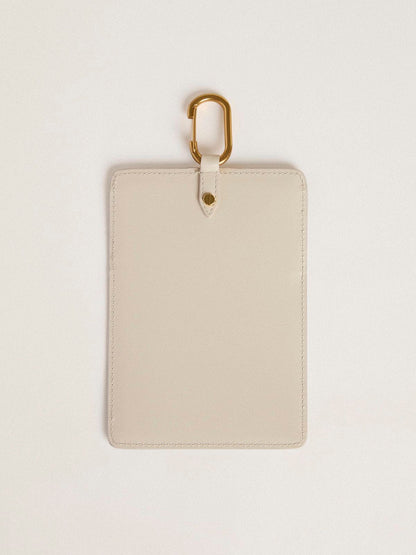 Worn white document holder | Golden Goose