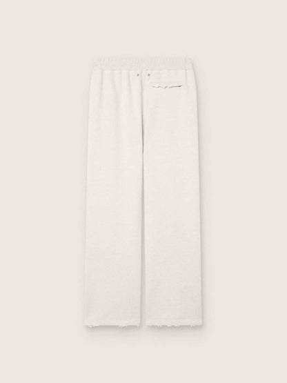 Star unisex sweatpants in gray melange fleece | Golden Goose