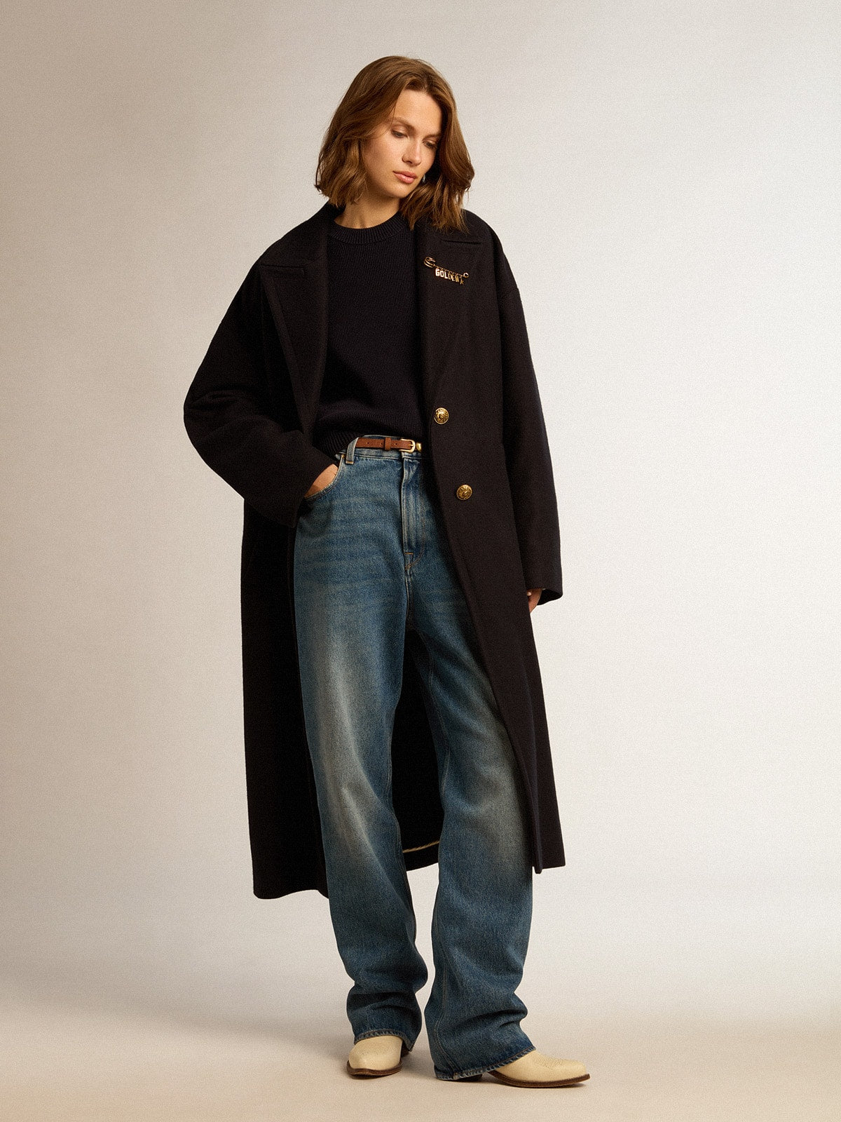 Women's jeans with medium wash | Golden Goose