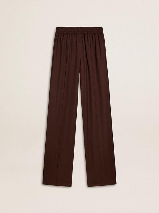 Women's brown jogging pants | Golden Goose