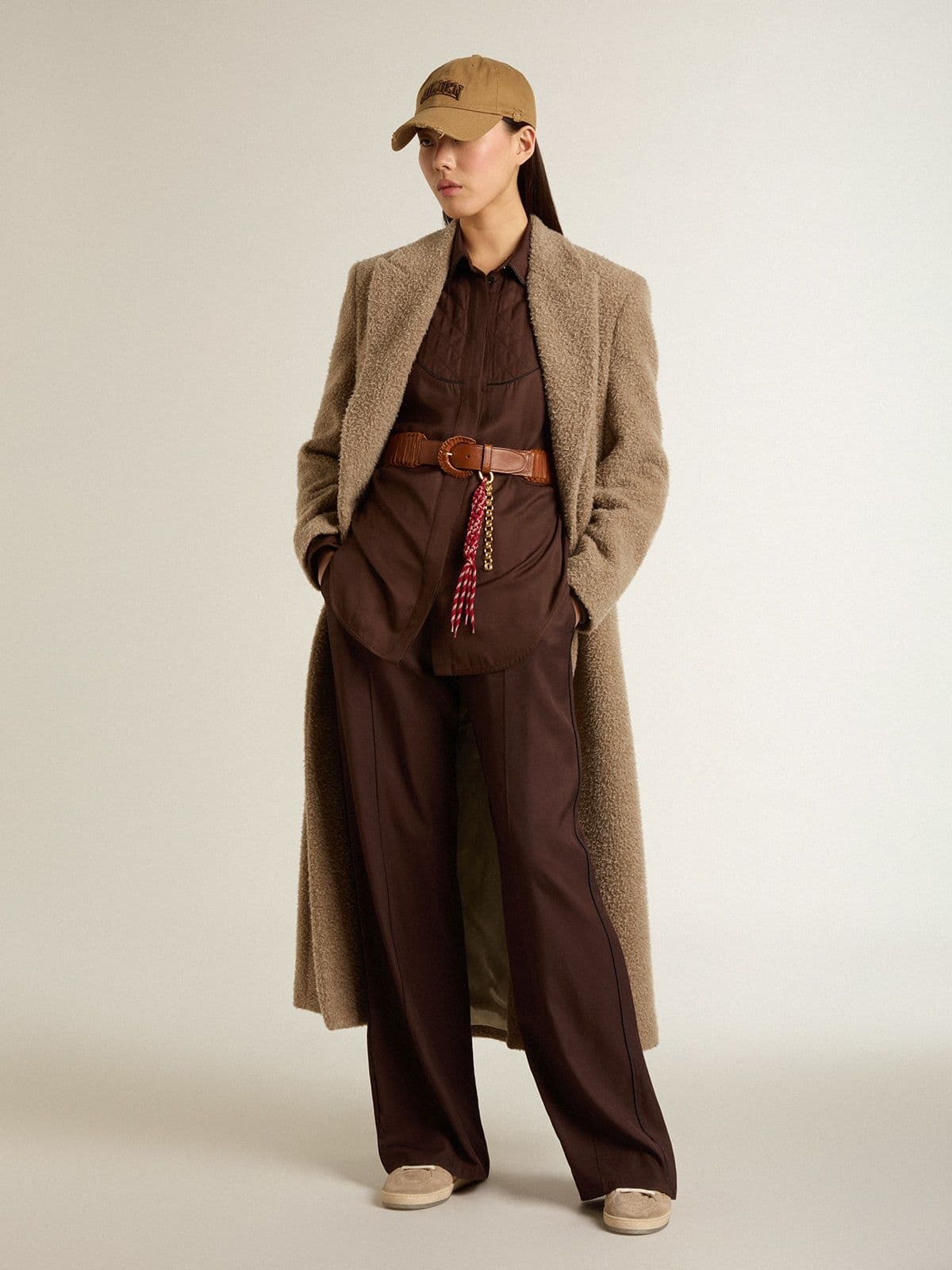 Women's brown jogging pants | Golden Goose