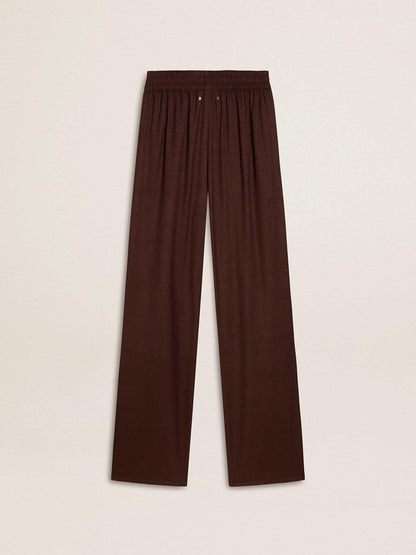 Women's brown jogging pants | Golden Goose