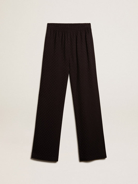 Women’s black viscose joggers | Golden Goose