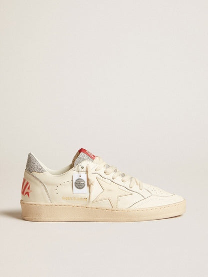 Men’s Ball Star  in nappa with white star and Swarovski crystal heel tab | Golden Goose