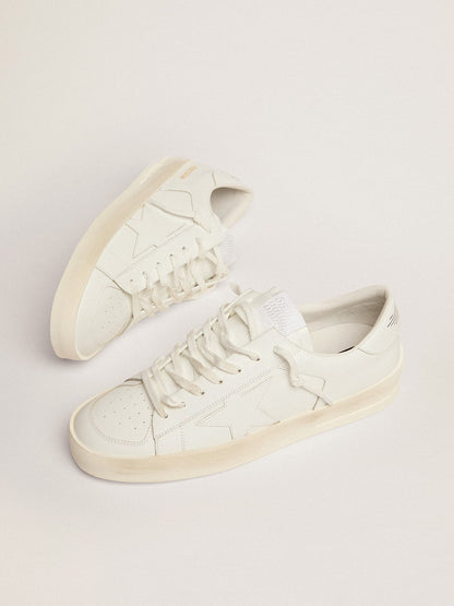Men's Stardan in white leather | Golden Goose