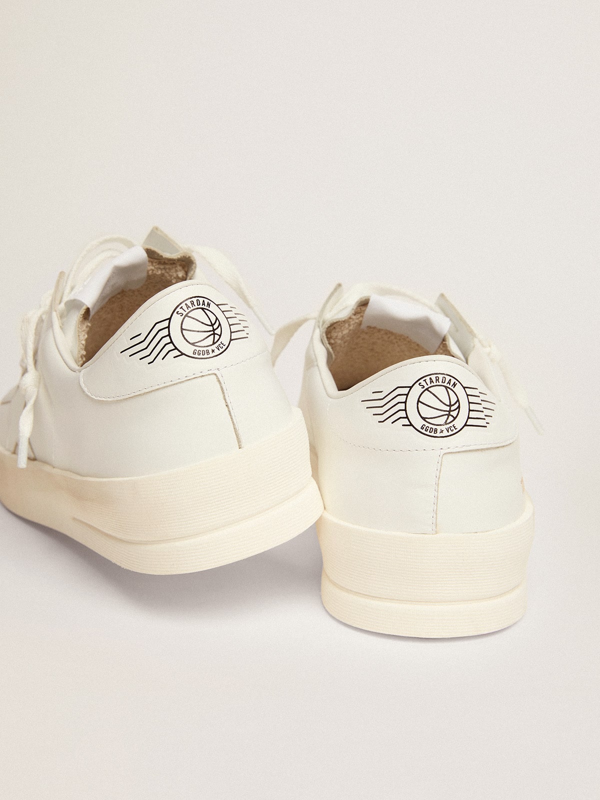 Men's Stardan in white leather | Golden Goose