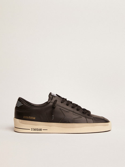 Men's Stardan in total black leather | Golden Goose