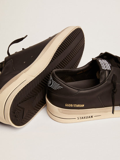 Men's Stardan in total black leather | Golden Goose
