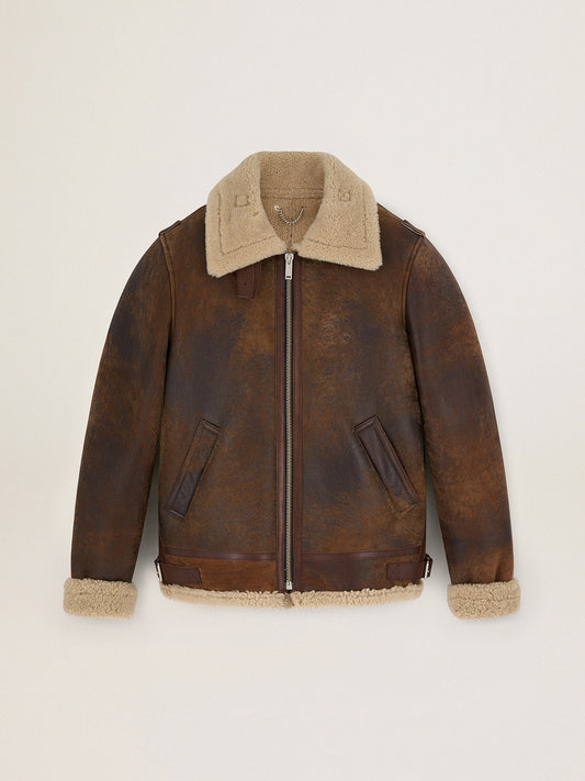 Journey Collection Arvel shearling jacket | Golden Goose