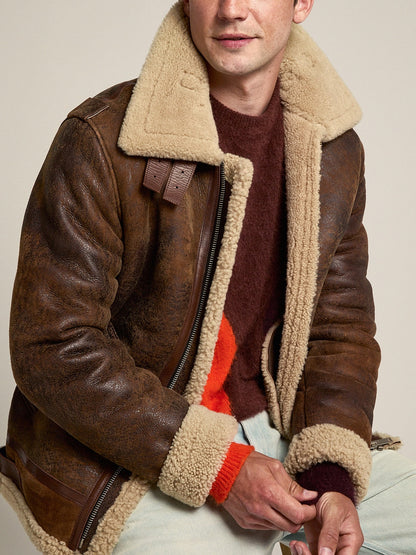 Journey Collection Arvel shearling jacket | Golden Goose