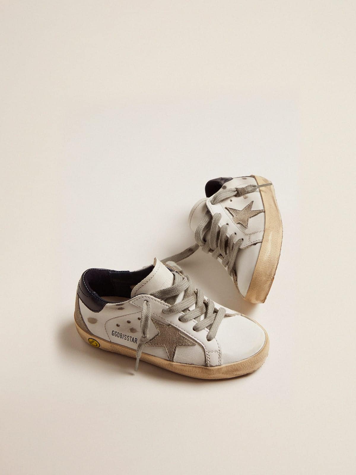 Super-Star Young with suede star | Golden Goose